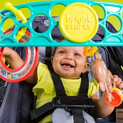 Bright Starts OBall Flex 'n Go Activity Arch Stroller or Carrier Take-Along Toy, Ages Newborn +