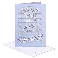 American Greetings Blank Wedding Invitations, (8-Count)