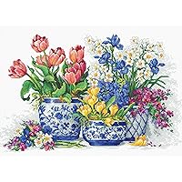 B2386 Spring Flowers - Cross Stitch Kit Luca-S