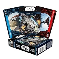 AQUARIUS Star Wars Playing Cards - Vehicles Themed Deck of Cards for Your Favorite Card Games - Officially Licensed Star Wars Merchandise & Collectibles