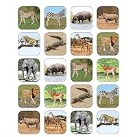 Teacher Created Resources 5468 Safari Animals Stickers