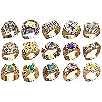#m11_ Set of 15 pcs ring wax patterns for lost wax casting