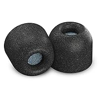 Comply Sport Pro Premium Memory Foam Earbud Tips for B&O Play Beoplay Earphones with Noise Reduction, Sweatguard, and Secure Fit, Black (Large, 3 Pairs)