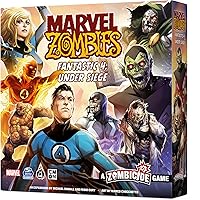 Marvel Zombies: A Zombicide Game - Fantastic 4: Under Siege - Defend or Corrupt Marvel's First Family in the Apocalypse! Cooperative Strategy Game, Ages 14+, 1-6 Players, 90 Min Playtime, Made by CMON