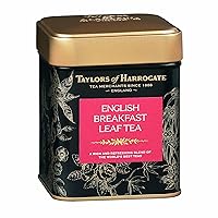 Taylors of Harrogate English Breakfast Leaf Tea, Loose Leaf, 4.41-Ounce Tin