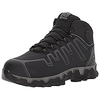 Timberland PRO Men's Powertrain Sport Mid Alloy Safety Toe Electrical Hazard Industrial Athletic Work Shoe, Black, 11 Wide