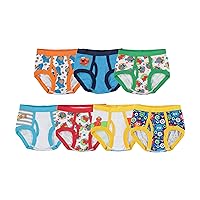 Sesame Street Boys' 100% Combed Cotton Briefs Multipacks with Favorites Like Elmo, Cookie Monster & Big Bird in 18m, 2/3t, 4t