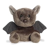 Adorable Palm Pals™ Luna Bat™ Stuffed Animal - Pocket-Sized Fun - On-The-Go Play - Brown 5 Inches