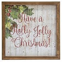 CWI Gifts Holly Jolly Christmas Easel, Multi