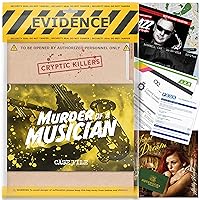 Unsolved Murder Mystery Game - Cold Case File Investigation - Detective Clues/Evidence - Solve The Crime - Individuals, Date Nights & Party Groups - Murder of a Musician by CRYPTIC KILLERS