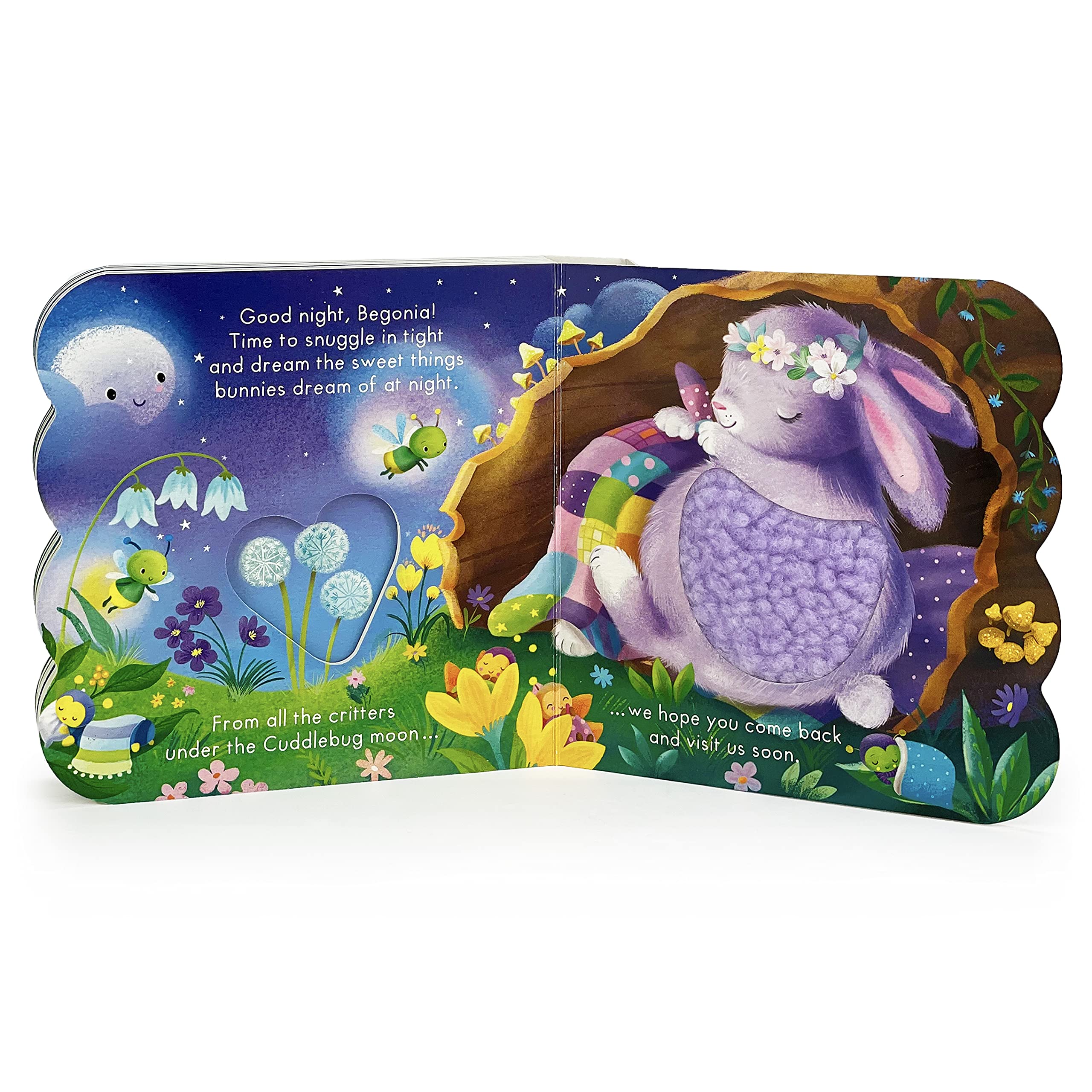 Touch & Feel: Good Night, Cuddlebug Lane: Baby & Toddler Touch and Feel Sensory Board Book