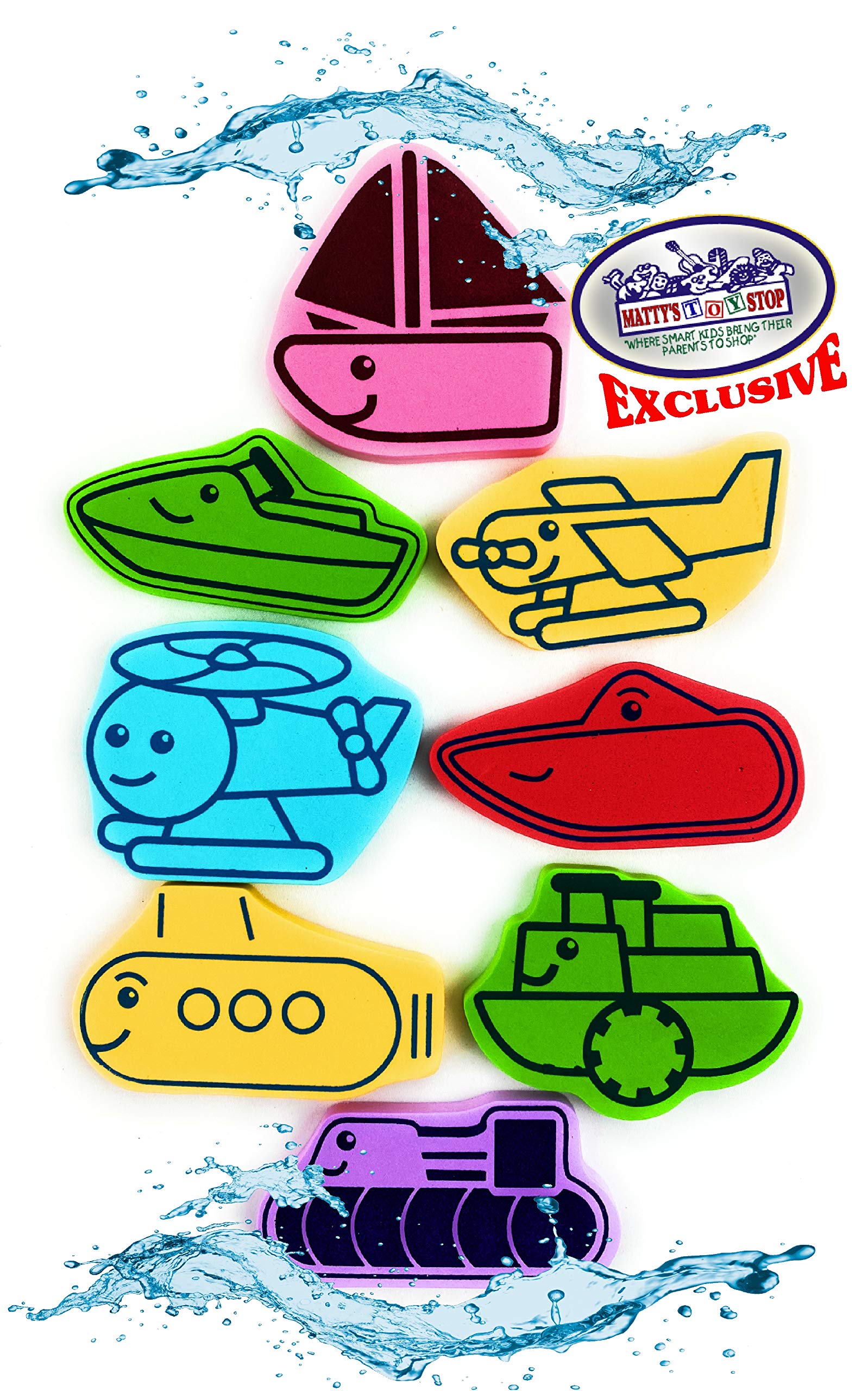 Mɑtty's Toy Stop 119pcs Ultimate Bath Toys Set Featuring Giant Rubber Duck, Bath Stickers, Mirrors, Crayons, Sponge, Mini Animals, Medium Animals, Stacking Boats, Foam Letters, Numbers & Storage Bag