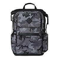 O'NEILL Mens Odyssey Trvlr 37L Backpack, Black Camo