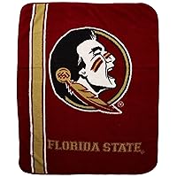 Officially Licensed NCAA Jersey Sherpa on Sherpa Throw Blanket, 50