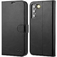 OCASE Compatible with Galaxy S22 5G Wallet Case, PU Leather Flip Folio Case with Card Holders RFID Blocking Kickstand [Shockproof TPU Inner Shell] Phone Cover 6.1 Inch (2022) - Black