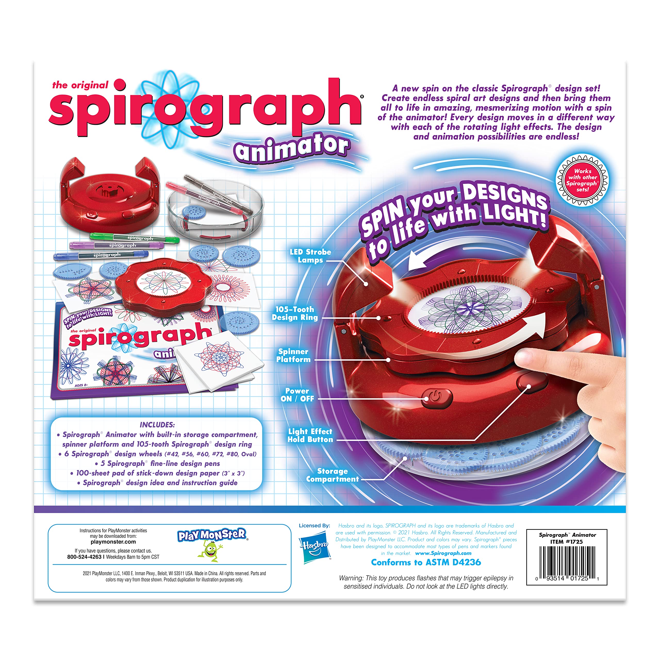 Mua Spirograph - Animator - The Classic Craft and Activity to Make and  Bring Countless Amazing Designs to Life - For Ages 8+ trên Amazon Mỹ chính  hãng 2023 | Giaonhan247