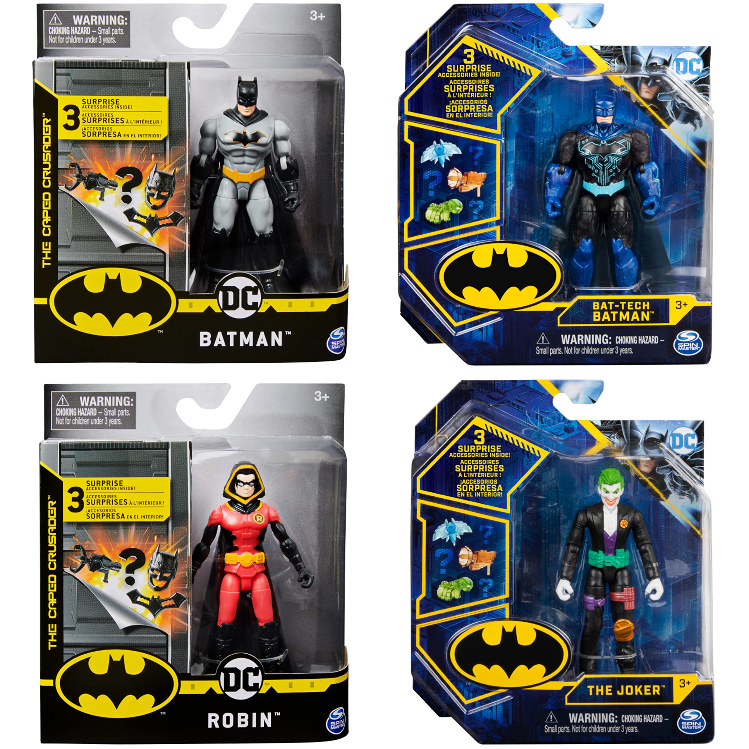 Mua DC Comics BATMAN 4-Inch Action Figures with 3 Mystery Accessories  (Styles Vary) trên Amazon Anh chính hãng 2023 | Giaonhan247