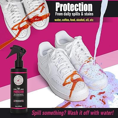 Pink Miracle The Protector Water and Stain Fabric Guard Repellent Spray for Shoes