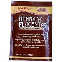 Hask Pks Henna & Placenta 2 Ounce Conditioning Treatment (12 Pieces) (59ml)