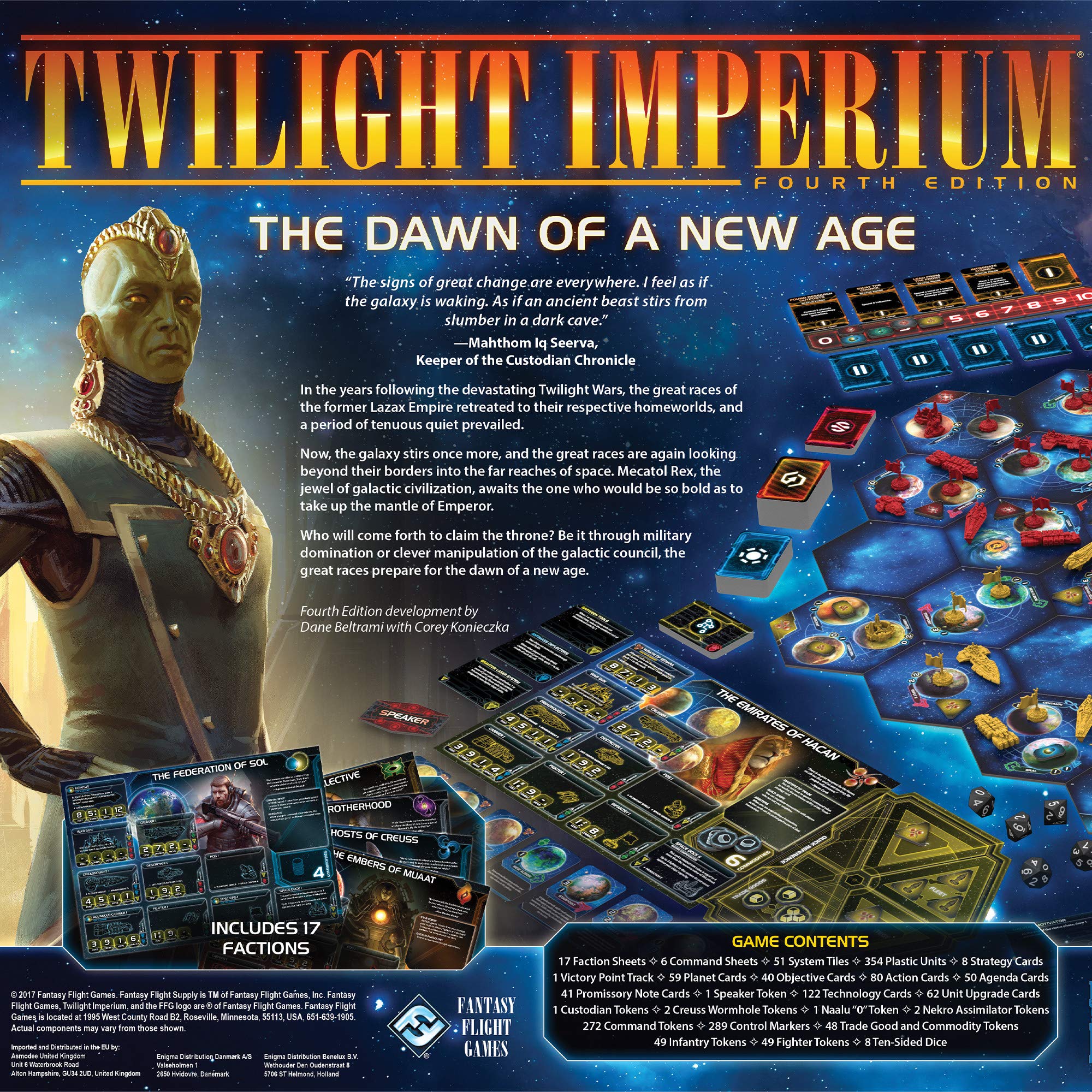 Twilight Imperium 4th Edition | Strategy Board Game for Adults and Teens | Adventure Game | Ages 14 and up | 3-6 Players | Average Playtime 4-8 Hours | Made by Fantasy Flight Games