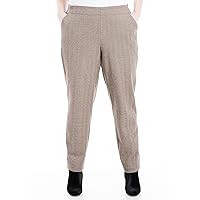 Max Studio Women's Plus Size Slim Double Knit Pant