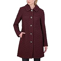 Laundry by Shelli Segal Women's Solid Chunky Knit Single Breasted Jacket