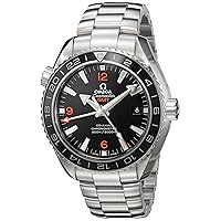 Omega Men's 'Planet Ocean' Swiss Stainless Steel Automatic Watch, Color:Silver-Toned (Model: 23230442201002)