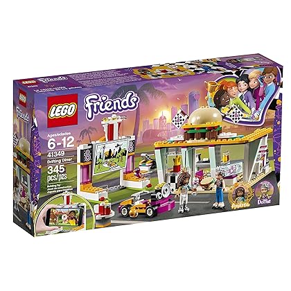 LEGO Friends Drifting Diner 41349 Race Car and Go-Kart Toy Building Kit for Kids, Best Creative Gift for Girls and Boys (345 Pieces) (Discontinued by Manufacturer)
