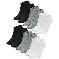12 Pairs Women Casual Anklet Basic Simple Design Sox Low cut Premium Soft Cotton Sneaker Comfortable Novelty Formal Socks Light-weight Cool Liner Socks(4 Pairs each)