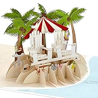 Hallmark Signature Paper Wonder Pop Up Anniversary Card (Beach)