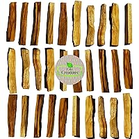 30 Palo Santo Smudging Bulk Lot Sticks, High Resin Palo Santo, Holy Wood. Premium Certified Authentic, Wild Harvested Incense Stick for Purifying, Cleansing, Healing (30 Sticks)