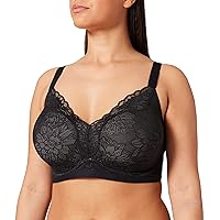 Triumph Fit Smart – Wirefree Bra with 4D Stretch Padding, Soft Lace and Comfortable – Black (Size 05)