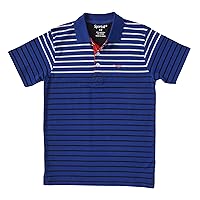 Sportoli Polo Shirts for Boys Short Sleeve Srtiped Cotton Kids Shirt
