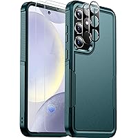 SPIDERCASE Designed for Samsung Galaxy S24 Plus Case, [10 FT Military Grade Drop Protection] Heavy Duty Shockproof Phone Case for Galaxy S24 Plus 2024, Deep Green