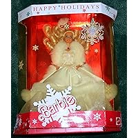 Happy Holidays Barbie Doll Special Edition 1989 w Keepsake Snowflake Ornament (1989 Mattel Hawthorne)