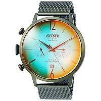 WELDER Moody Mens Analog Quartz Watch with Stainless Steel Bracelet WWRC419