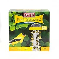 Kaytee Wild Bird Finch Station 2 Soft Mesh Sock Feeder, Includes, Yellow, 4 Socks