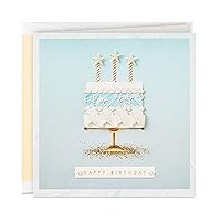 Signature Birthday Card (Seashell Birthday Cake)