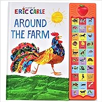 World of Eric Carle, Around the Farm 30-Button Animal Sound Book - Great for First Words - PI Kids World of Eric Carle, Around the Farm 30-Button Animal Sound Book - Great for First Words - PI Kids