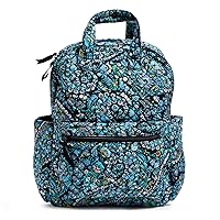 Vera Bradley Women's Cotton Campus Totepack Backpack, Dreamer Paisley - Recycled Cotton, One Size