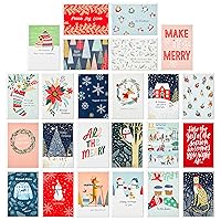 Hallmark Boxed Christmas Cards Assortment, 24 Designs (24 Cards and Envelopes)