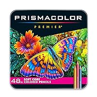 Prismacolor Premier Colored Pencils, Soft Core, 48 Count