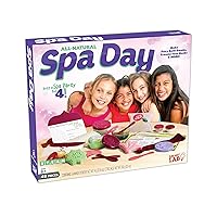 SmartLab Toys All-Natural Spa Day - Make Fizzy Bath Bombs, Creamy Face Masks & More with 48 Pieces