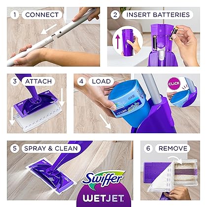 Swiffer Wetjet Heavy Duty Mop Pad Refills for Floor Mopping and Cleaning, All Purpose Multi Surface Floor Cleaning Product, 20 Count (Packaging May Vary)