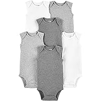 unisex-baby 6-pack Neutral Short-sleeve BodysuitBodysuit