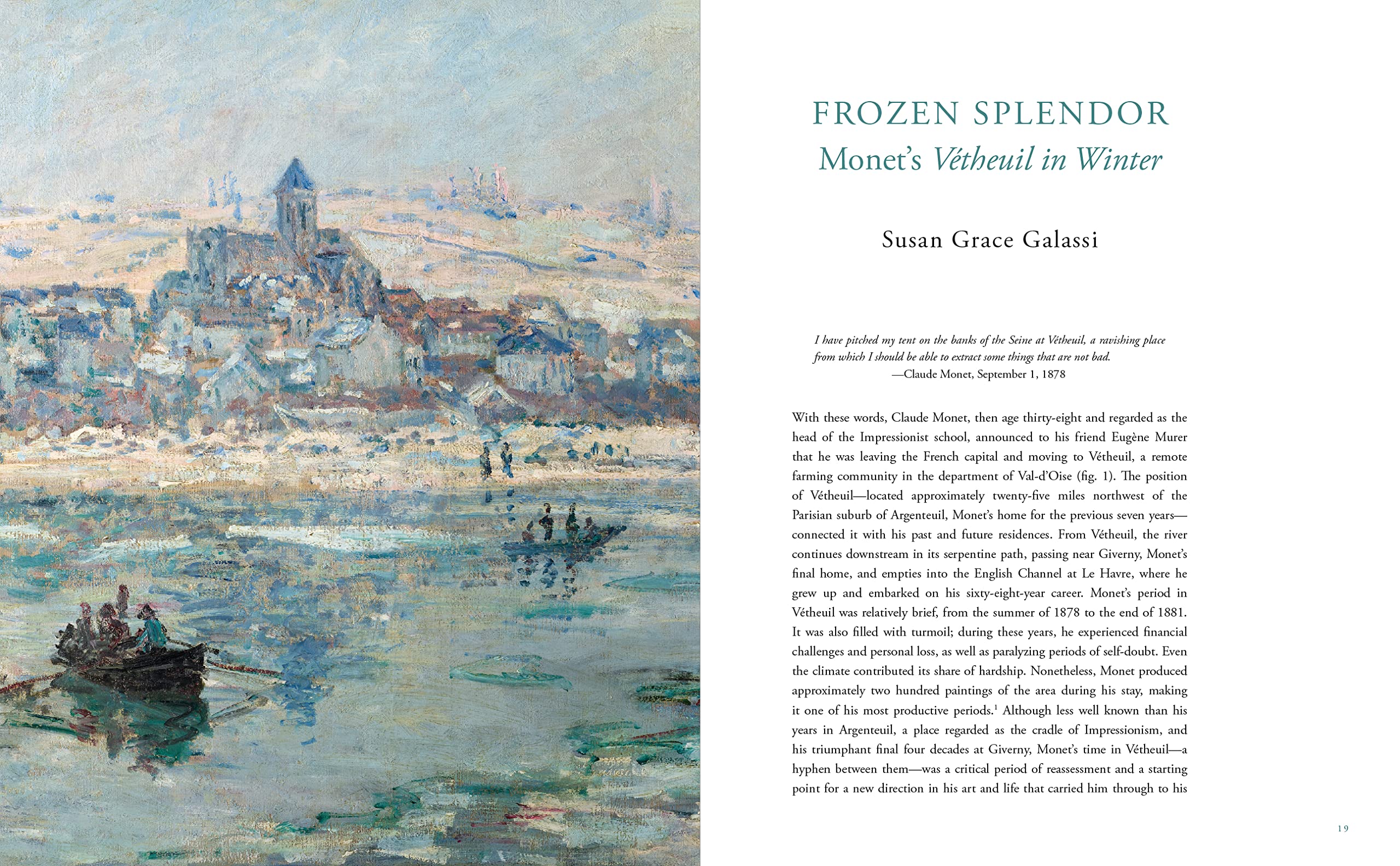 Monet's Vétheuil in Winter (Frick Diptych, 8)