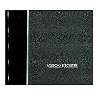 National Visitors Register Book, Black Hard Cover, 8.5
