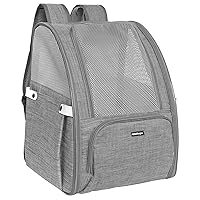 Cat Backpacks for Carrying Cats Pet Backpack Carrier for Small Dogs and Cats, Fully Ventilated Mesh Dog Backpack, Portable Cat Carrier for Travel, Hiking, Walking