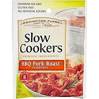 Orrington Farms Pork Roast Slow Cookers Seasoning, BBQ, 2.5 oz Packet (Pack of 12)