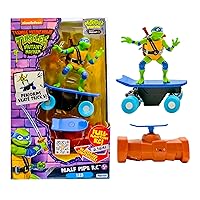 Teenage Mutant Ninja Turtles Leonardo Half Pipe RC Vehicle Movie Edition Ages 5+ - Skate + Performs Tricks - 2.4GHz RC Controller